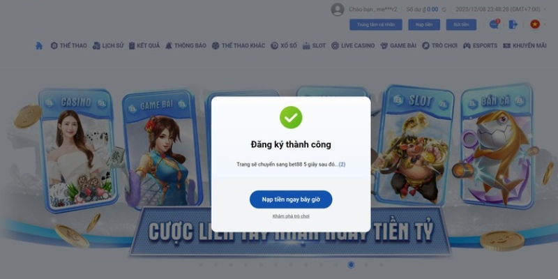 Đăng Ký BET88 - Gia Nhập Thế Giới Cá Cược BET88 Đỉnh Cao 5 Đăng ký BET88 vô cùng nhanh chóng và dễ dàng
